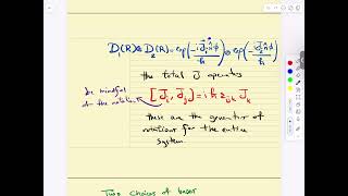 Lecture 27 Addition of angular momenta II