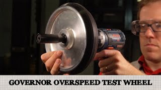 Elevator Mechanic's Toolkit | Governor Overspeed Test Wheel