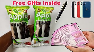 New Apple I phone snacks with free gift inside only in 5 rupees unboxing || New Latest snacks