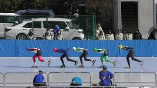 【国体ｽﾋﾟｰﾄﾞｽｹｰﾄ2021 】成年男子 5000m 予選-1(4KｳﾙﾄﾗHD) 2021.1.30