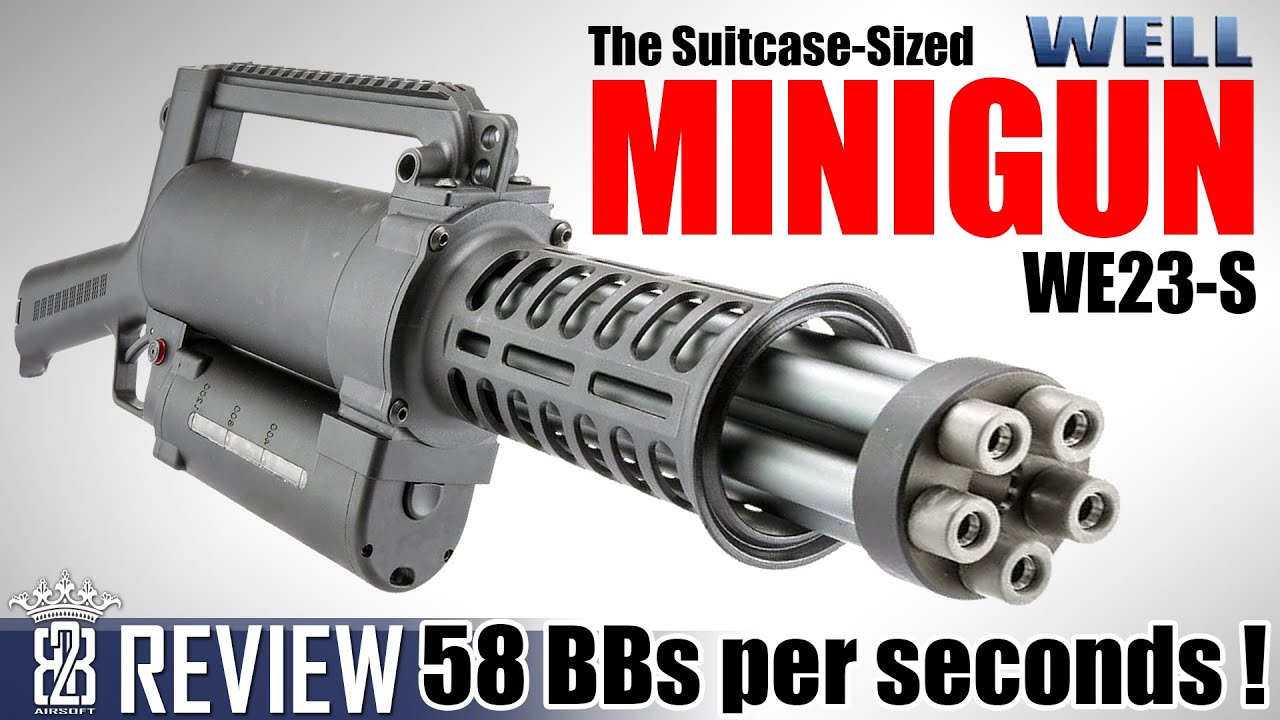 Well We23 S Minigun Das Kleine Biest Airsoft Review Deutsch Youtube