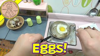 Bacon & Egg Miniature Breakfast! Vintage Kitchen Set