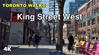 Toronto Walks - King Street West on a Saturday afternoon [4K]