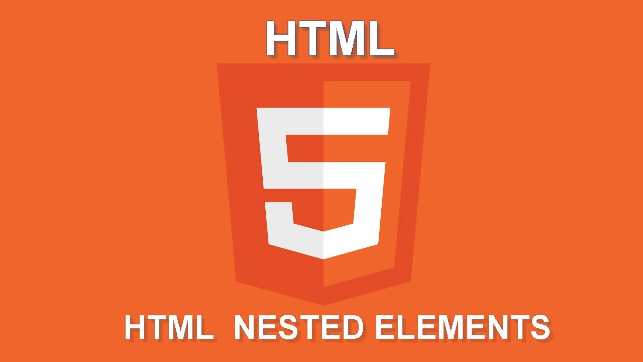 Lesson 6 HTML Nested Elements - YouTube