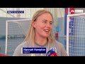 leah williamson speaks on becoming england captain ahead of euro 22 meeting the players