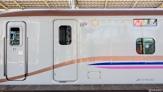 【とき色!】上越新幹線 高崎駅発車 E7 F22(最新編成)