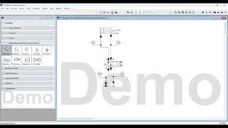 Hydraulic circuit simulation demo