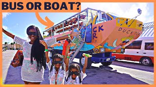 Duck Boat Adventures in Grand Turk: A Land & Sea Tour [CRUISING WITH KIDS]