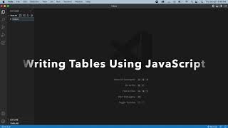 Math tables using JavaScript (for loop)| Full Tutorial
