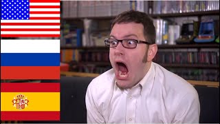 AVGN screaming in 3 languages