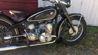 Bmw R51/3 start and sound