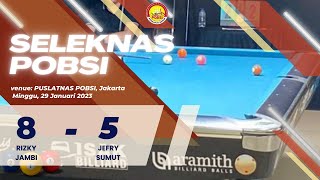 FULL MATCH SELEKNAS SEA GAMES 32ND KAMBOJA 2023 Rizky (Jambi) vs Jefry (Sumut)