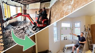 That put my skills to the test... Insulating plasterboard around a bay window!