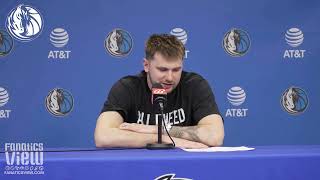 LUKA DONCIC POSTGAME INTERVIEW AFTER DALLAS MAVERICKS WORST LOSS OF THE SEASON VS THE HORNETS