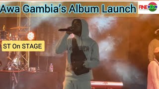 ST Gambian Dream and Rebellion de Recaller at Awa Gambia’s Album Launching