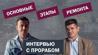 Этапы капитального ремонта квартиры. Интервью с прорабом.