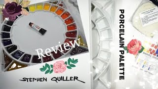 Stephen Quiller Porcelain Watercolor Palette Review