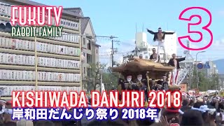 【岸和田だんじり祭】2018平成30年9月16日「本宮」船津橋 1/2 【午前】 ~Kishiwada Danjiri Festival  2018 #032