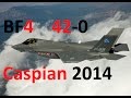 BF4 Perfect Stealth Jet Round (42-0) | Caspian Border: F-35 | Conquest Large HD Gameplay