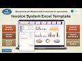 Excel Invoice Tracker Generator with Dashboard | Automated VBA Macros | Record & Clear Buttons