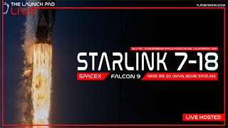 LIVE! SpaceX Starlink 7-18 Launch