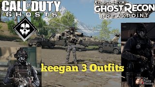 *Ghost Recon Breakpoint Call Of Duty Ghost Keegan 3 Outfits