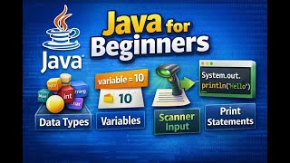 #2. Java for Beginners | Data Types, Variables, Scanner Input & Print Statements