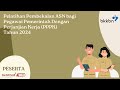 Juara Terbaik Angkatan 11 Pelatihan pembekalan pppk bkkbn