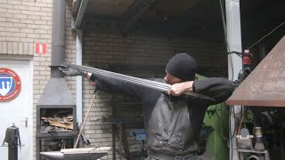 Forging the classic Witcher 3 sword, part 2, Heat treating