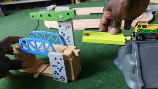 How To Build Make Wooden Train Videos For Kids Viaduct Construction,  Wooden Brio kids