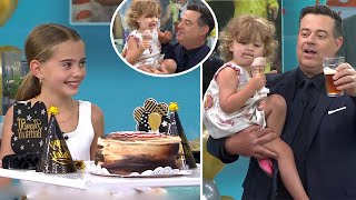 Carson Daly's Three Daughters Celebration On His 50th Birthday