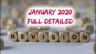 January 2020[25-31 January] Detailed Current Affairs