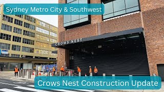 Sydney Metro Vlog 36: Crows Nest Construction Update