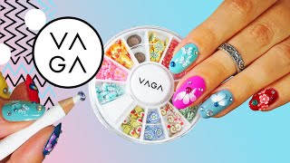 Hello SPRING 🌷 Learn how to create these FLOWERFUL nails! VAGA 3D slices