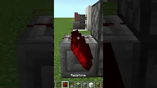 Minecraft: How to build a 2x2 Piston Door (Easy) #shorts