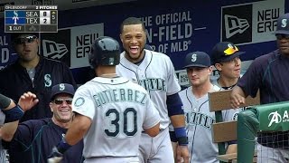 SEA@TEX: Gutierrez homers to pad the Mariners' lead