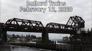 Number Patterns - BNSF Scenic Sub at Bridge 6.3 in Ballard, February 12th, 2020