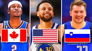 Best NBA Player From Each Country