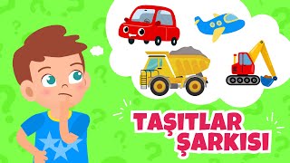 🚚 Taşıtlar Şarkısı ✈️🚢 - Arabaya Binelim Düt Düt - Arabalı Çocuk Şarkıları - Taşıtlar Çizgi Film