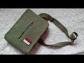 CARA MEMBUAT TAS RANSEL RAJUT - How To Crochet Backpack BAG PART 1/3