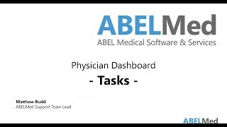 Physician Dashboard - Tasks