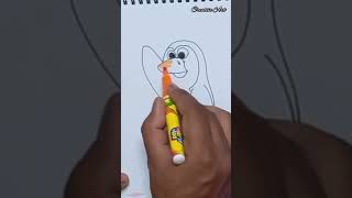 #shorts |CUTE PENGUIN DRAWING EASY| |PENGUIN DRAWING SIMPLE|