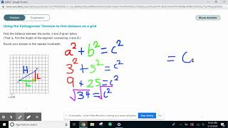 Pythagorean Theorem on a Graph
