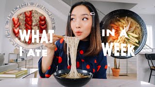 What I Ate In A Week (Easy + Healthy)