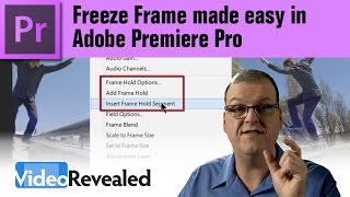 Freeze Frame made easy in Adobe Premiere Pro