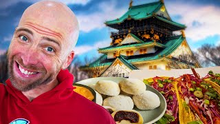 50 Hours in Osaka, Japan! (Full Documentary) Japanese Street Food and Osaka Castle!