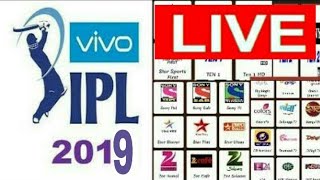 ipl 2019 Live Streaming & indian & Pakistani All Tv Channel