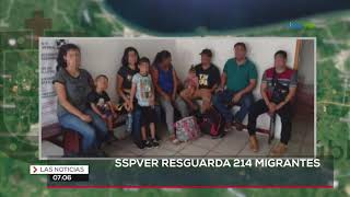 Rescata SSP a migrantes en la zona sur de Veracruz