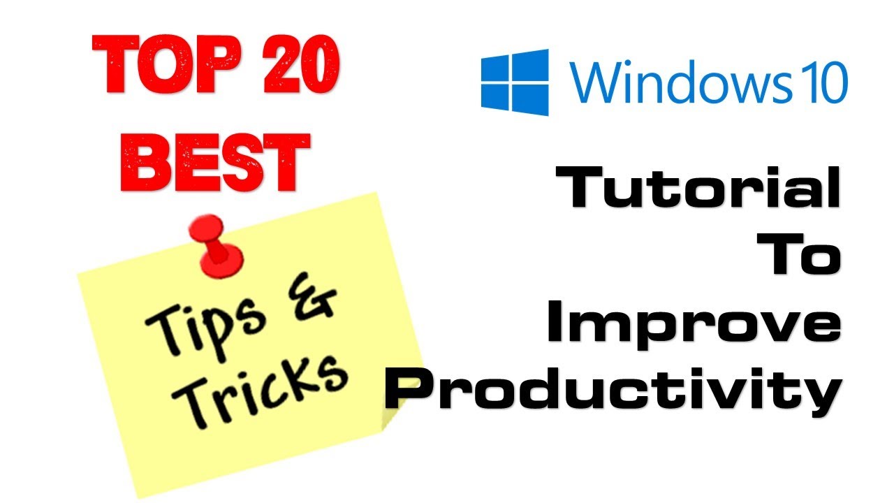 20 Ultra-Fast Windows 10 Tricks To Boost Your Productivity - YouTube