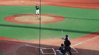 2022/9/28(水) 鶴田克樹(東京農業大学) vs 小林俊輔(立正大学) センターフライ